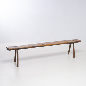 BRUTALIST BENCHES, OAK WOOD