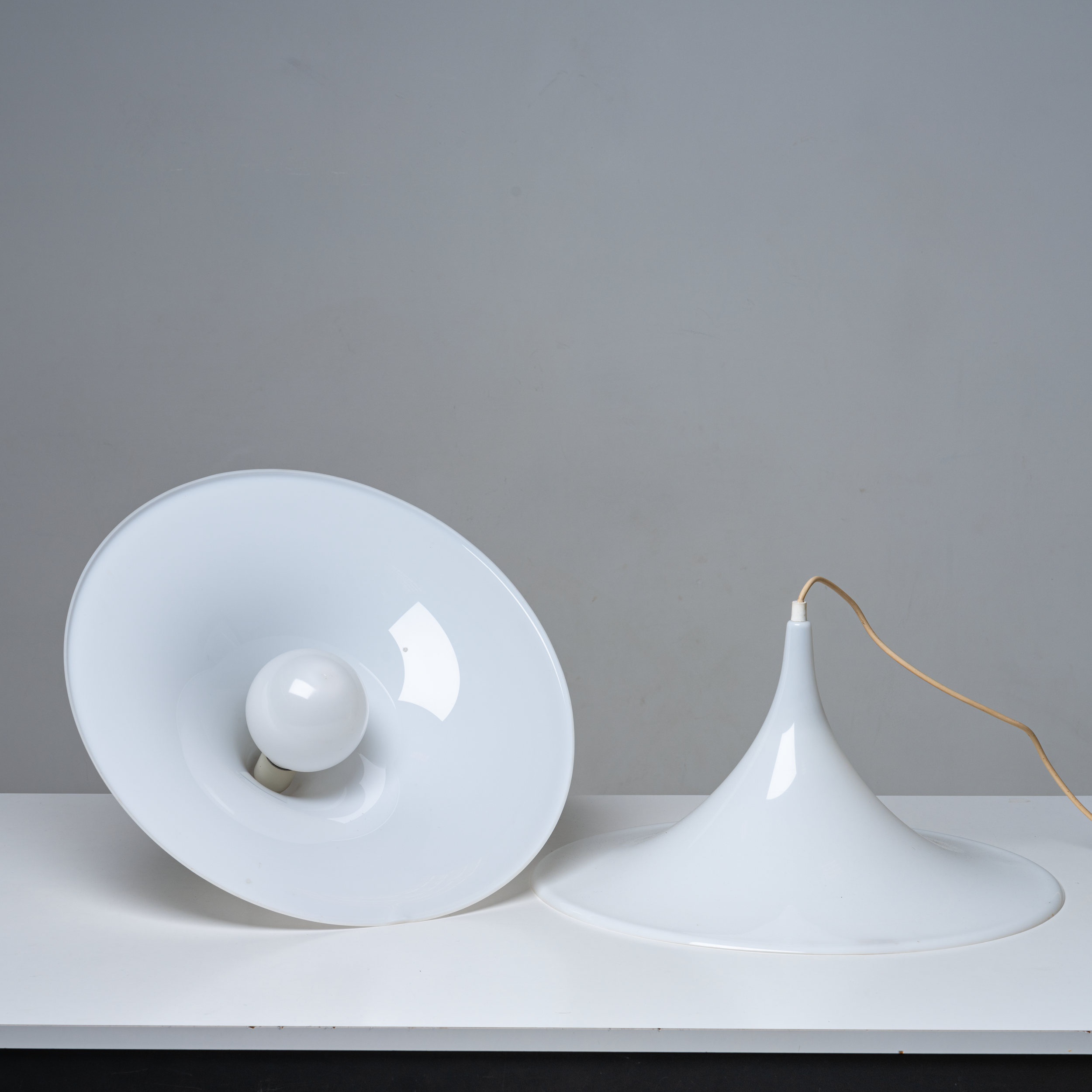 DIJKSTRA, HEKSENHOED LAMP, SET (2), DIAMETER 50 CM, 1970s