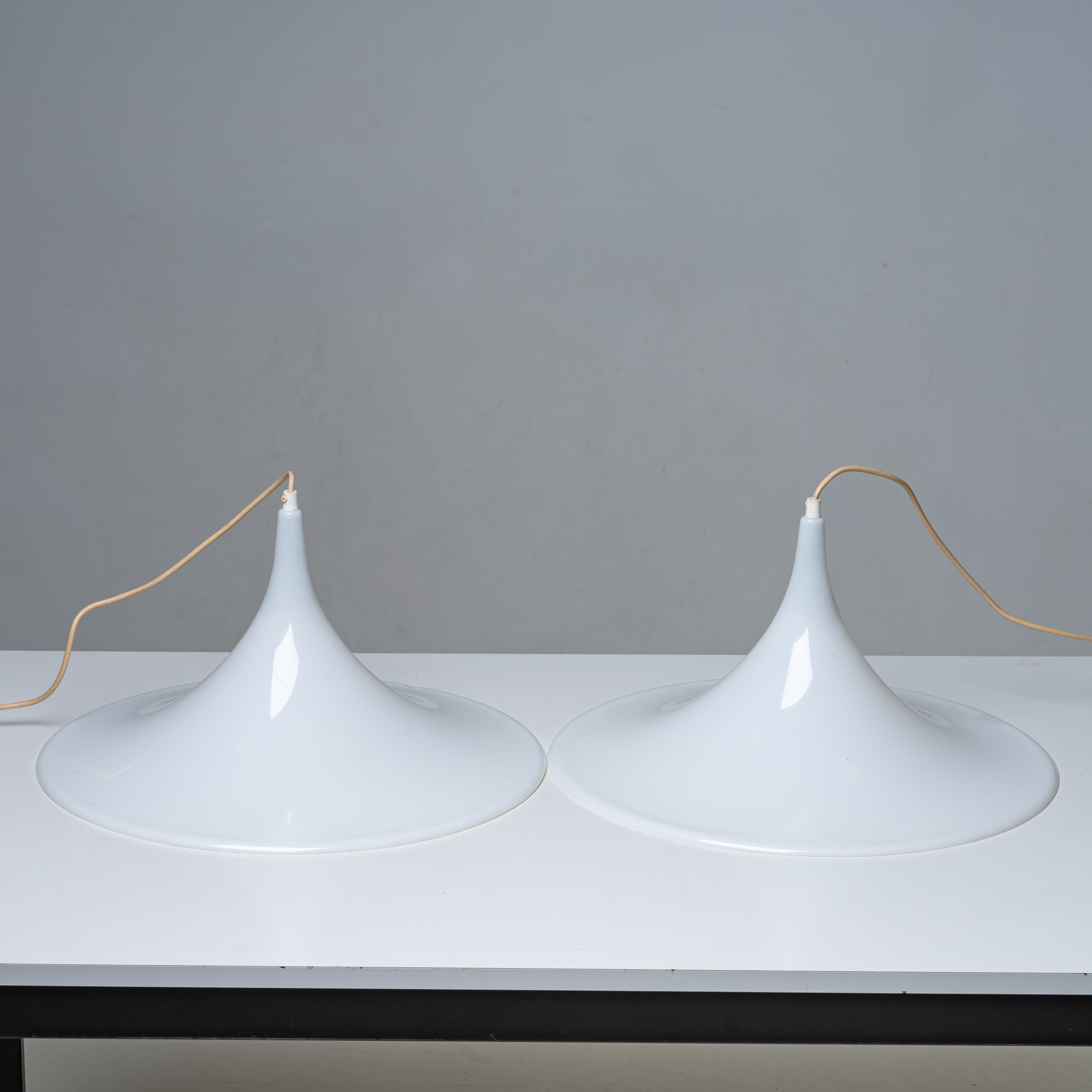 DIJKSTRA, HEKSENHOED LAMP, SET (2), DIAMETER 50 CM, 1970s