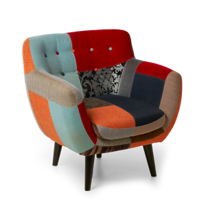 RETRO ARMCHAIR WITH ABOUT A MILLION COLORS