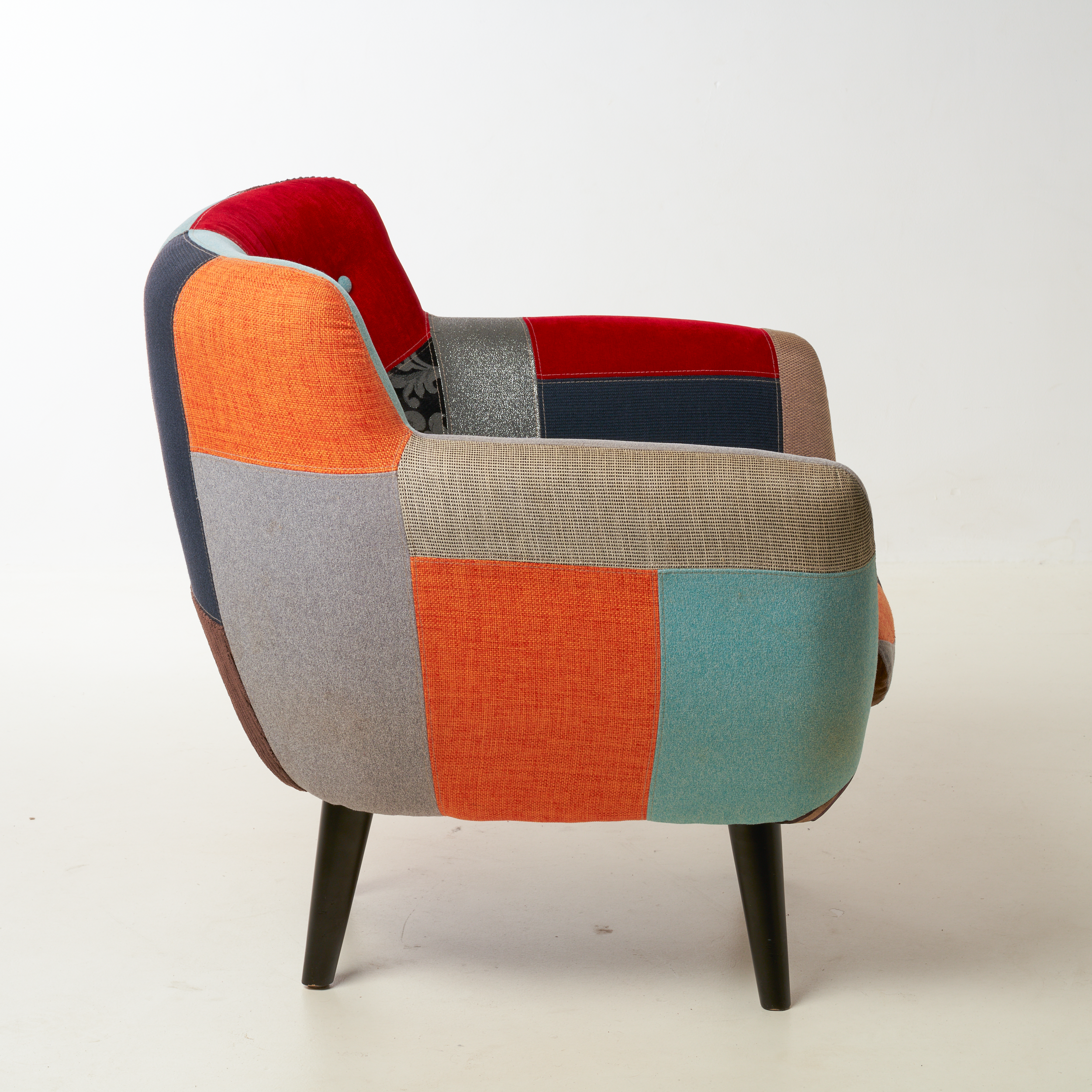 RETRO ARMCHAIR WITH ABOUT A MILLION COLORS