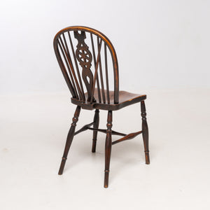 STUNNING SET OF EIGHT ANTIQUE WINDSOR DINING CHAIRS, ENGLAND 1760 - 1780