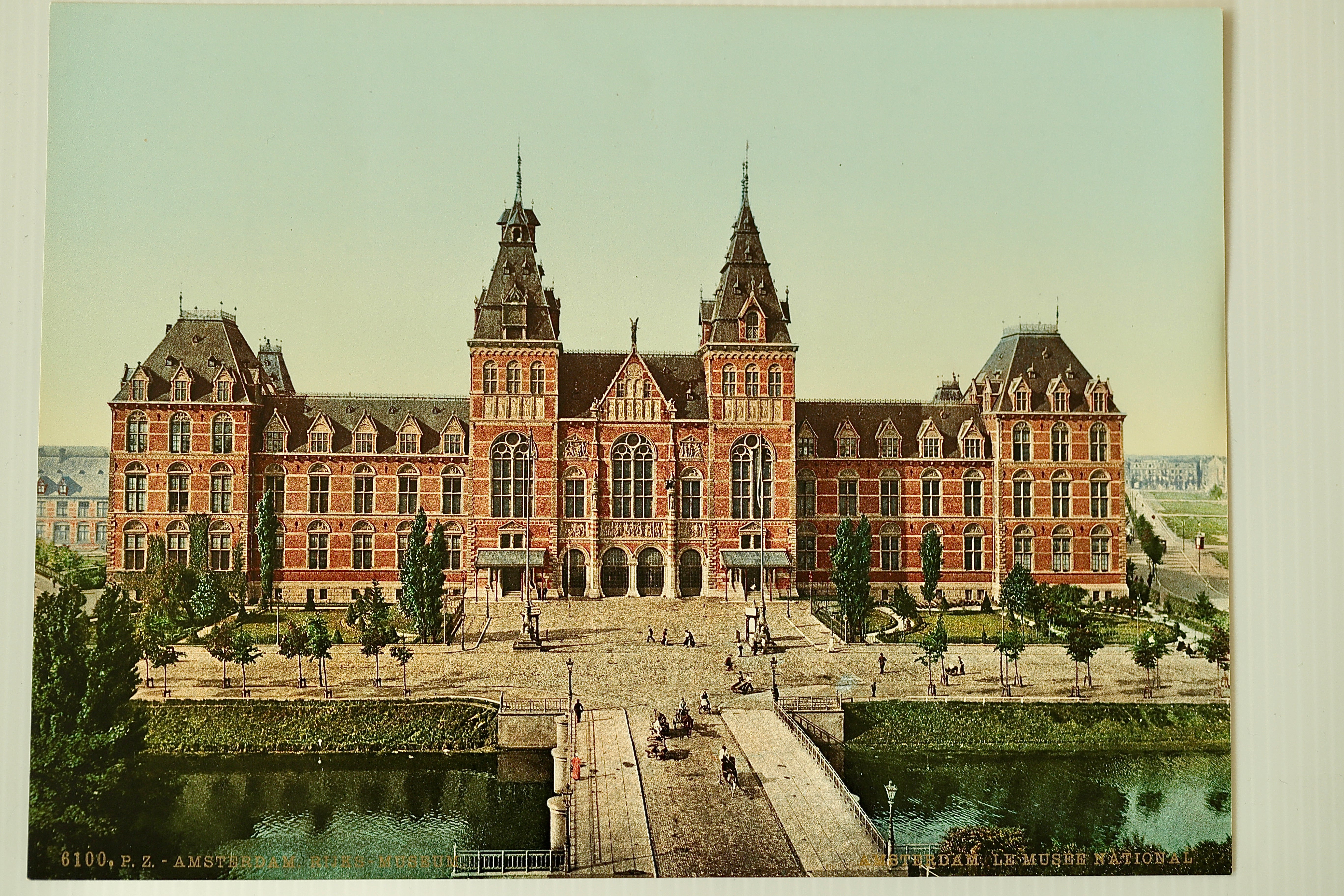 LITHOGRAPHIC PHOTOPRINT FROM 1896, RIJKSMUSEUM AMSTERDAM