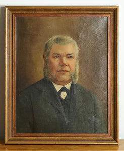 ERG LEUK PORTRET VAN DE SCHILDER F.A.M. (FRITS) GRIPS (1869 - 1961)